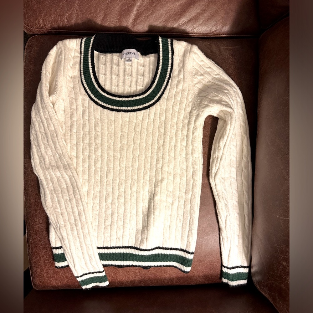 EVEREVE sweater. Scoopneck. XS